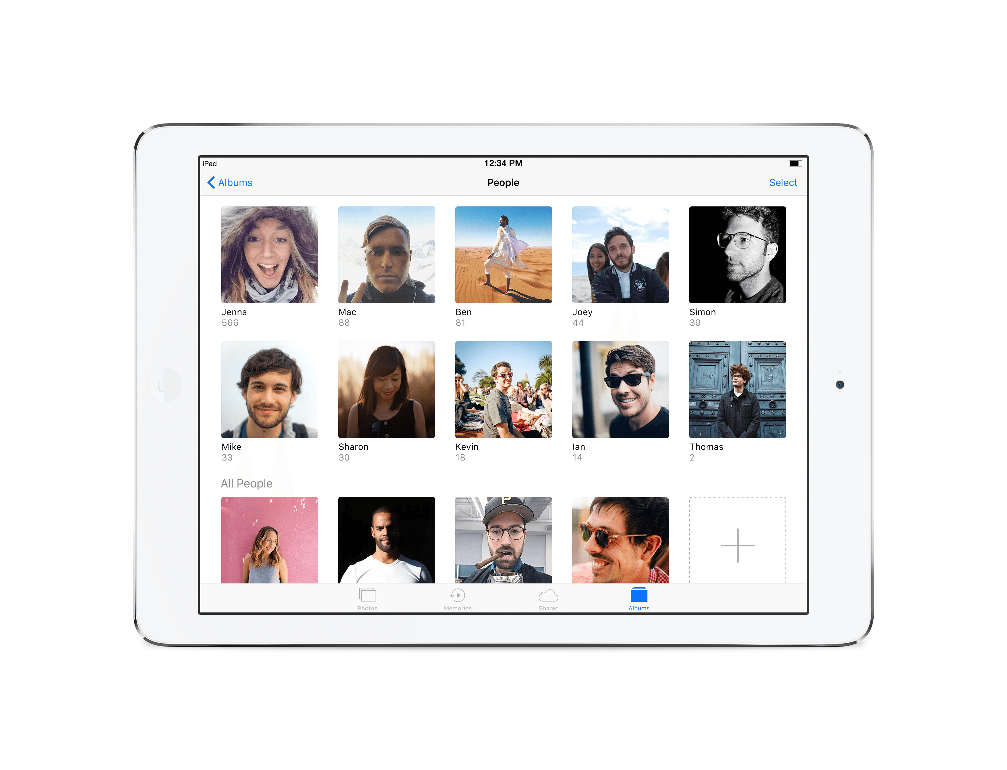 Apple Photos People Albums