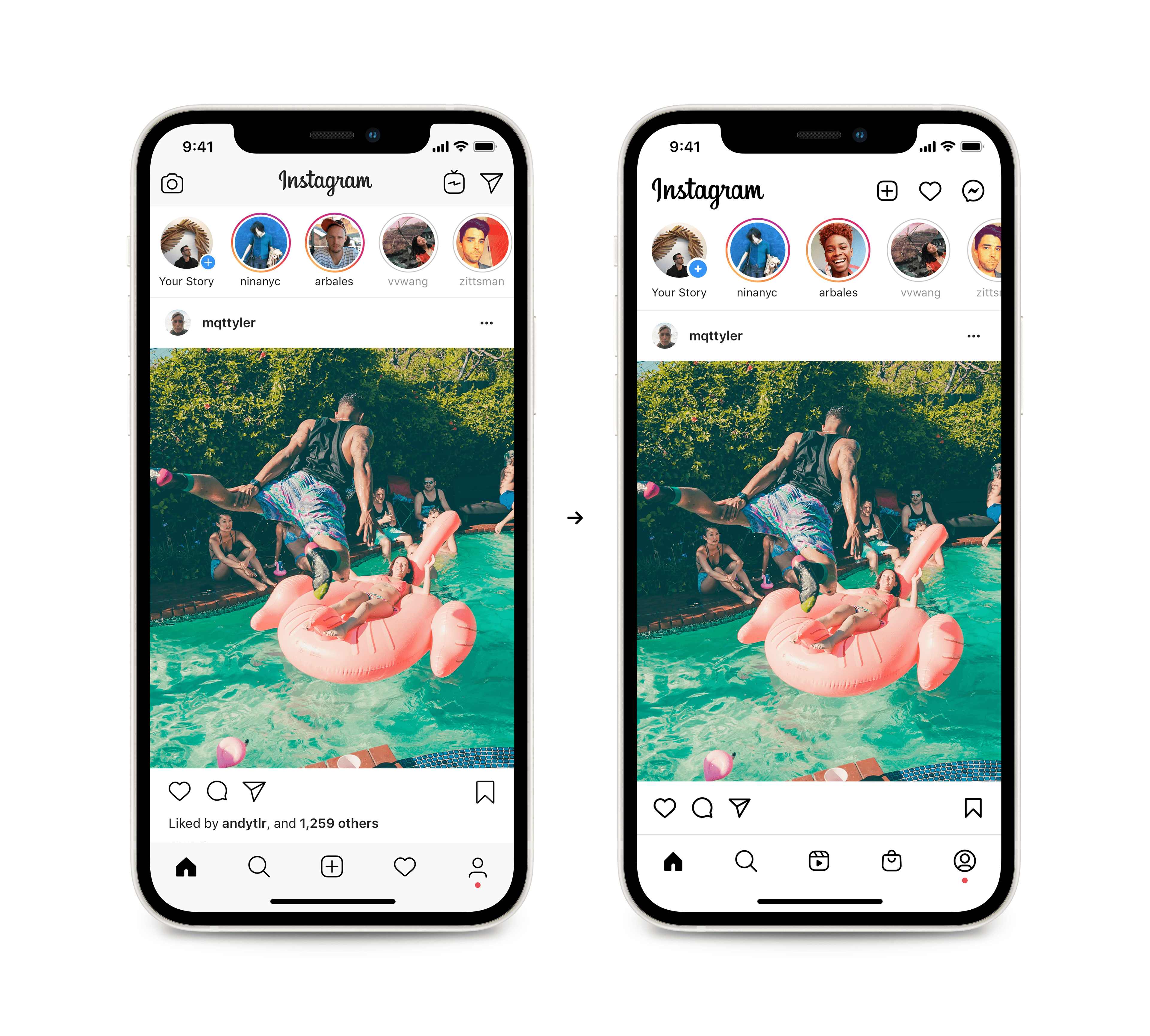 Instagram New Nav